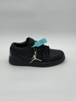 ایر جردن 1 لو مشکی طرح کراکدیل مستر کوالتی   Air Jordan 1 Low
