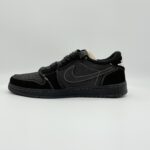 ایرجردن ۱ تراویس اسکات “بلک فانتومTravis Scott x Air Jordan 1 Low Black Phantom - Image 3